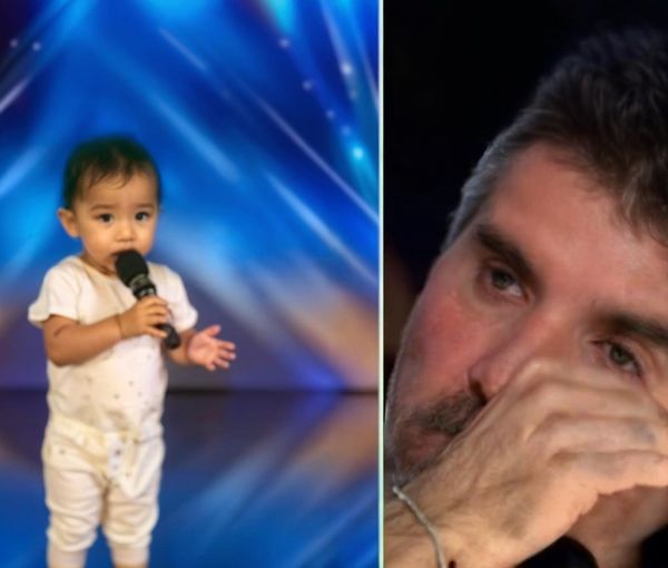 This is a rare miracle in history. The little boy is only 1 year old and sings so well on stage that the jury is moved to tears