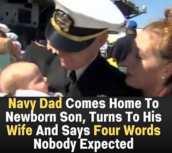 (VIDEO) Dad Returns to His Newborn Baby, Shocks Wife with Surprising Words