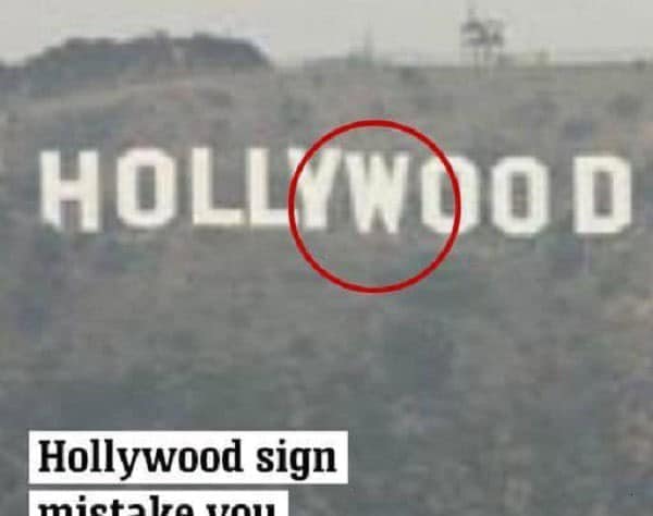 The Unforgettable Flaw of the Hollywood Sign