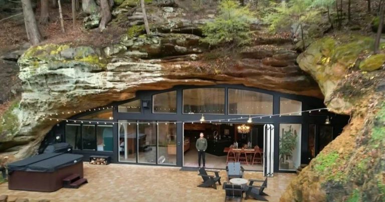 Couple Discovers Ancient Cave on Their Land and Transforms It into a Magical 1,500 Sq Ft Home!