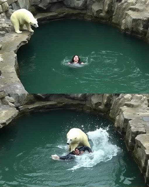 Visitor Faces Dangerous Encounter with Polar Bear at Berlin Zoo