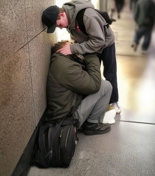 Rich Man Humiliates Boy Shining Shoes in Underpass