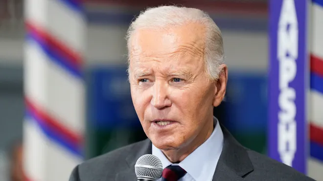 WATCH: Biden Awkwardly Slips Down Concrete Steps, Nearly Faceplants at G7