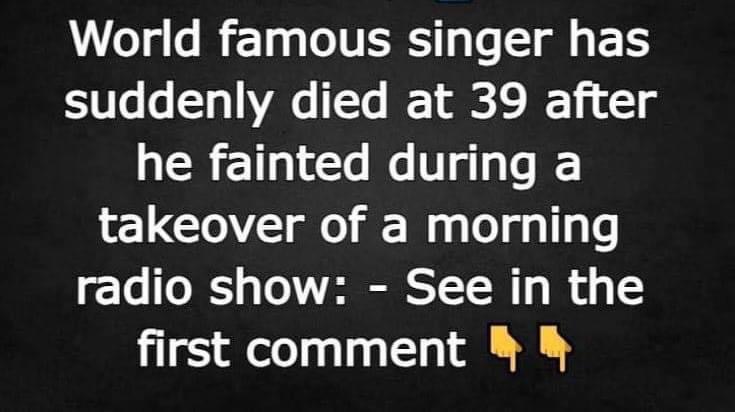 World famous singer