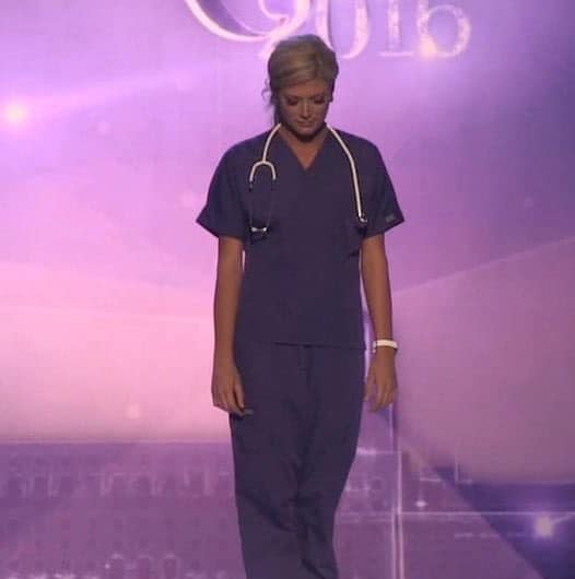 (VIDEO) Miss America Contestant Steps Onstage In Nursing Scrubs. But When She Looks Up? My Heart STOPPED!