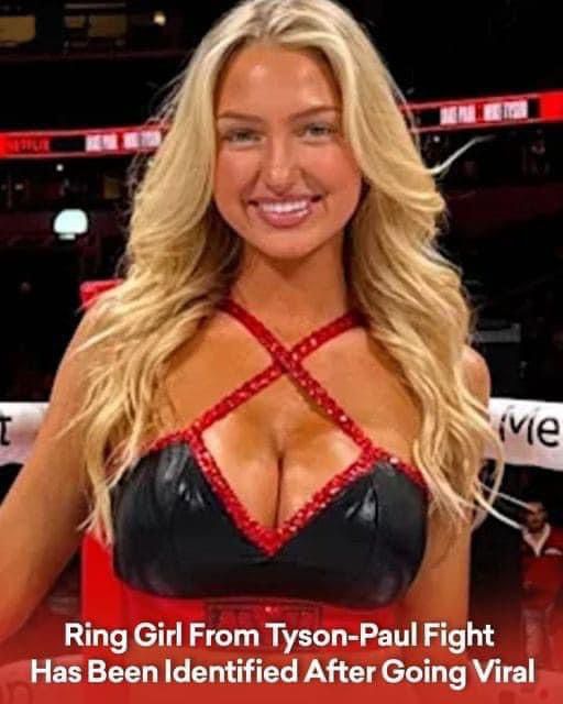 Ring Girl From Tyson-Paul Fight Has Been Identified After Going Viral