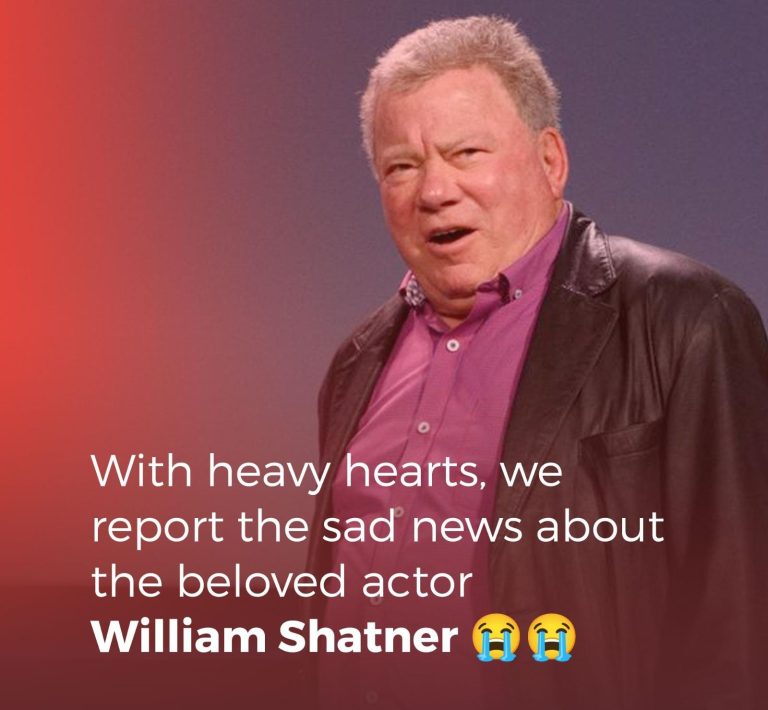 With heavy hearts, we report the sad news about the beloved actor William Shatner