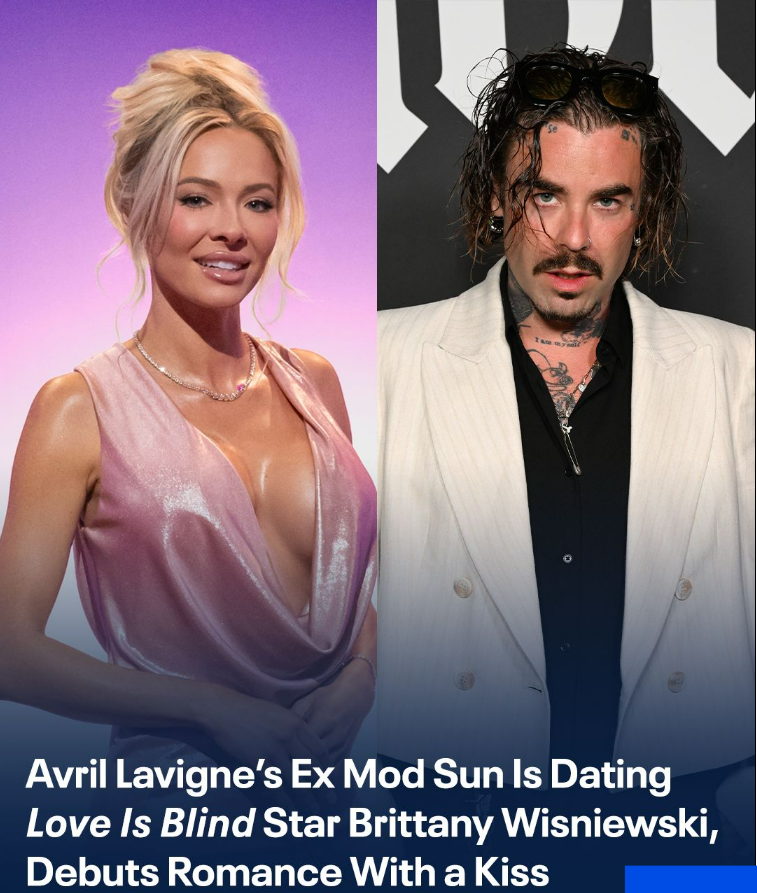 Avril Lavigne’s Ex Mod Sun Is Dating Love Is Blind Star Brittany Wisniewski, Debuts Romance With a Kiss