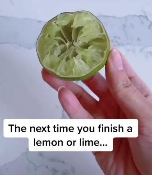 A lime and salt trick to bring your kitchen back to life