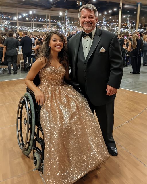 After taking his disabled daughter to prom, the father discovers a $10,000 check for “Dad of the Year” in the mailbox.