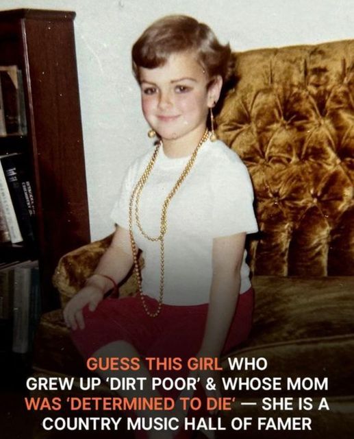 This girl, who was up in “dirt poverty” and whose mother was “determined to die,” gets inducted into the Country Music Hall of Fame.