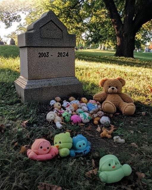 Mom discovers baby toys on her 21-year-old son’s grave after his death.