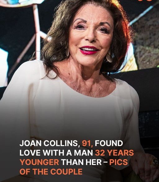 Photographs of the Couple: Joan Collins, 91, Who Was Unlucky in Four Marriages, Found Love with a Theater Manager 32 Years Her Junior