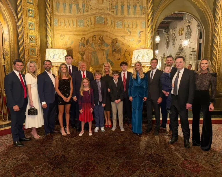 Melania Trump and Kimberly Guilfoyle missing from photo of Donald’s ‘whole’ family