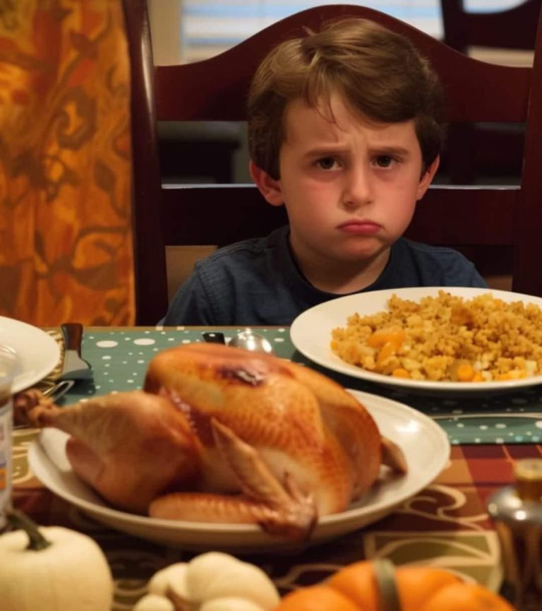 My Son Refused to Eat Thanksgiving Dinner – When I Asked Why, He Said, ‘Grandma Told Me the Truth About You’