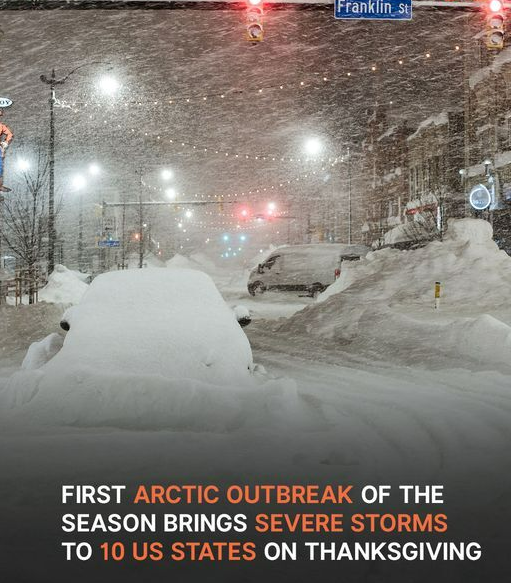 ARCTIC OUTBREAK ALARM. 🚨 🥶 Official list of states that will face heavy snow, wind chills, and severe storms in the comments. 👇