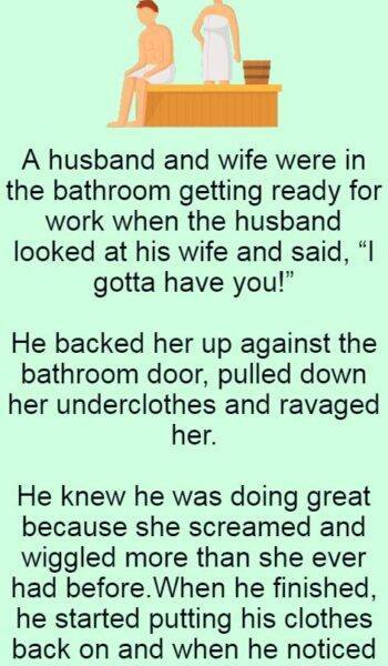 Husband looked at his wife and said(Just for Fun)