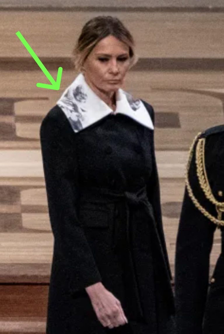 Melania’s Outfit At Carter Funeral Turns Heads After People Spot Small Detail