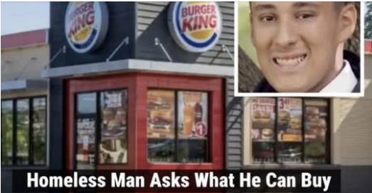 Teen Burger King Worker Helping Homeless Man Goes Viral