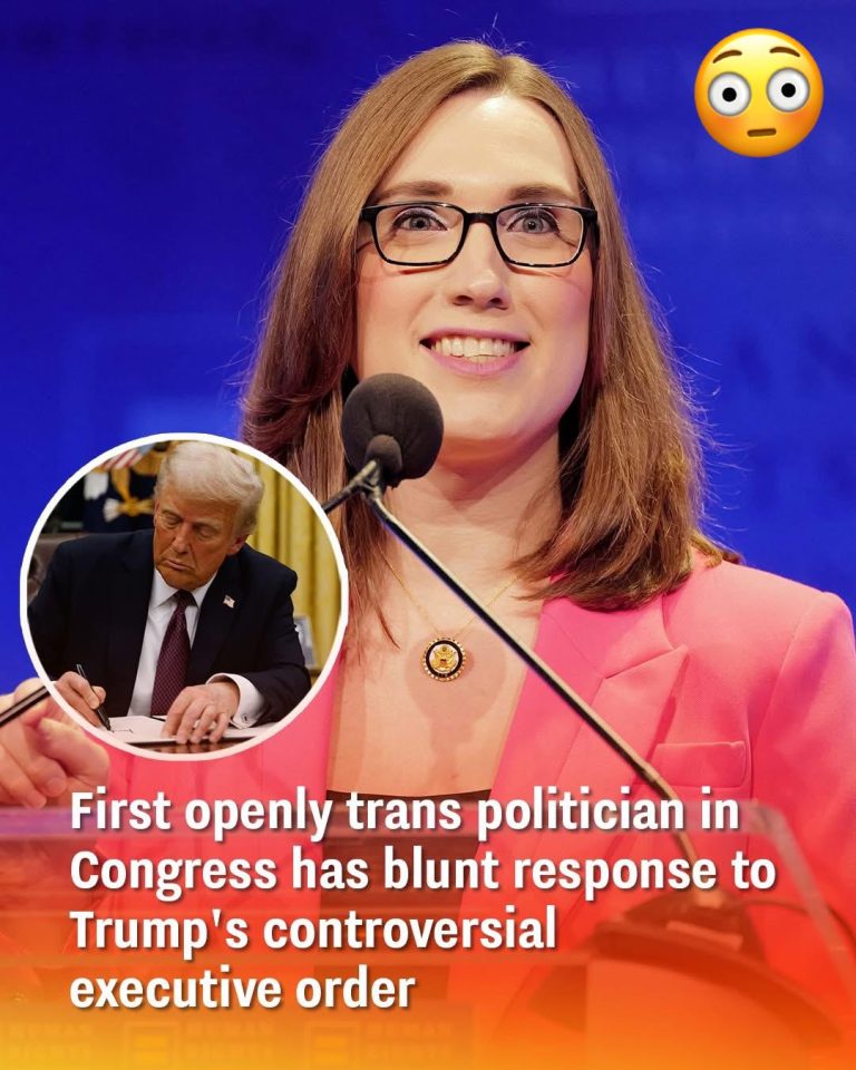 The first openly transgender politician in Congress didn’t hold back in responding to Trump’s controversial executive order