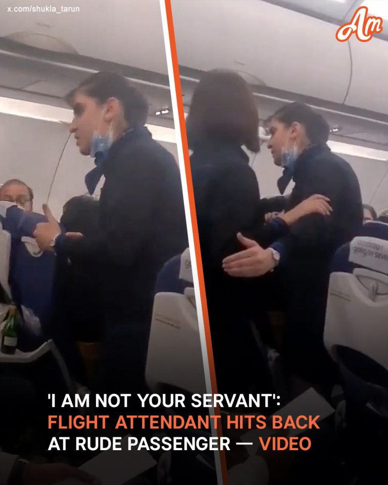 Flight Attendant Hits Back at Rude Passenger after He Made Her Colleague Cry: ‘I Am Not Your Servant’
