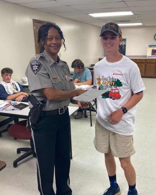 Although I didnt pass my driving test, the officer gave me something unexpected
