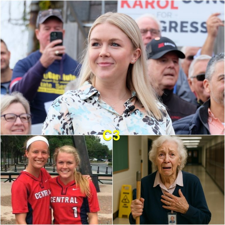 TEARS ON CAMPUS, Karoline Leavitt SEES Her High School Janitor Still Working at 80, What She Did NEXT Left the Entire State in Silence